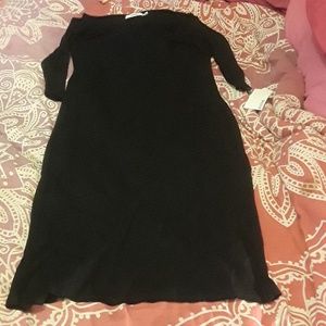 Body hugging black dress!